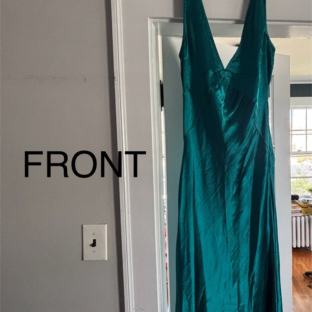 Elegant Teal Sleeveless Dress